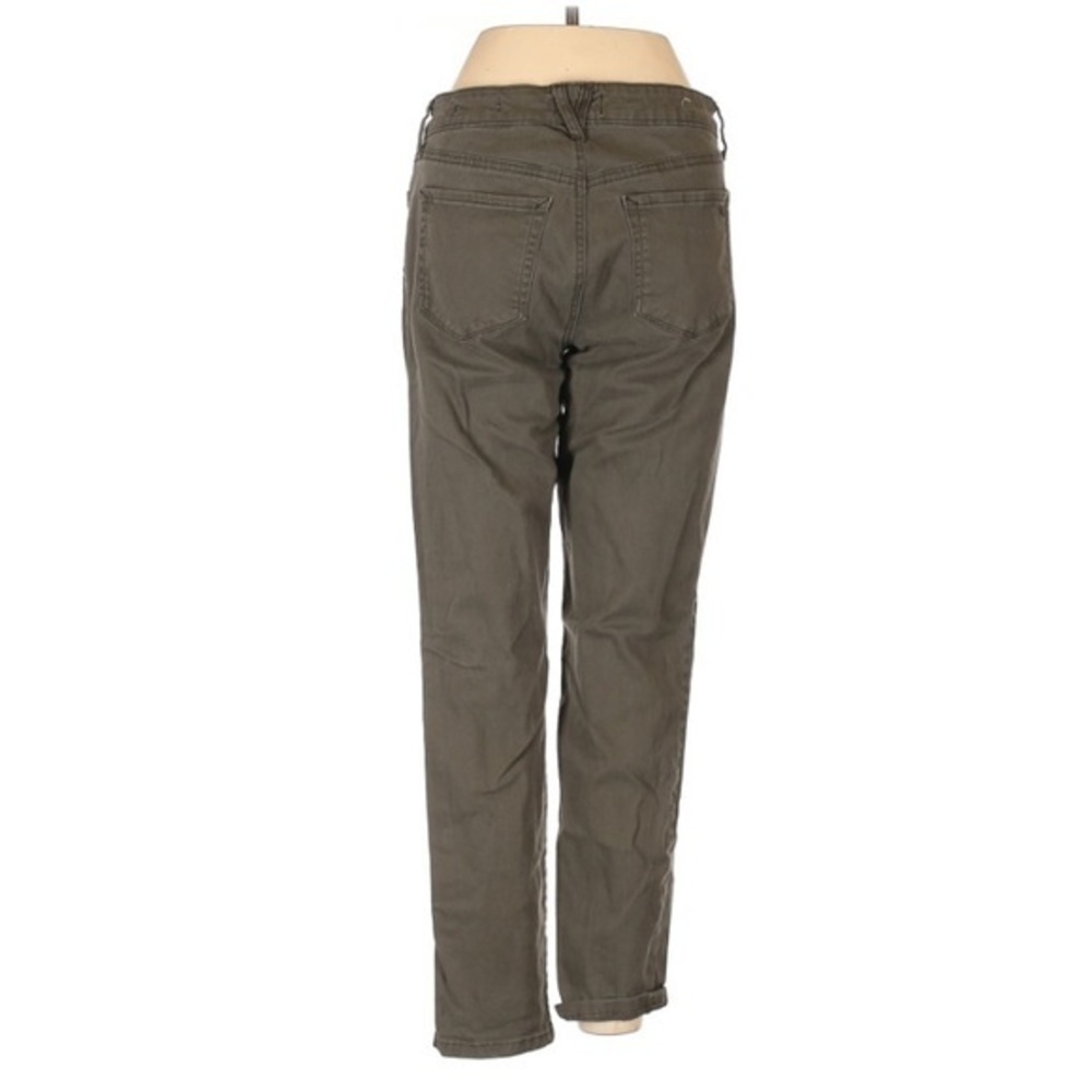 Jessica Simpson 27 olive green relaxed mid rise‎ skinny crop jeans - Picture 3 of 9